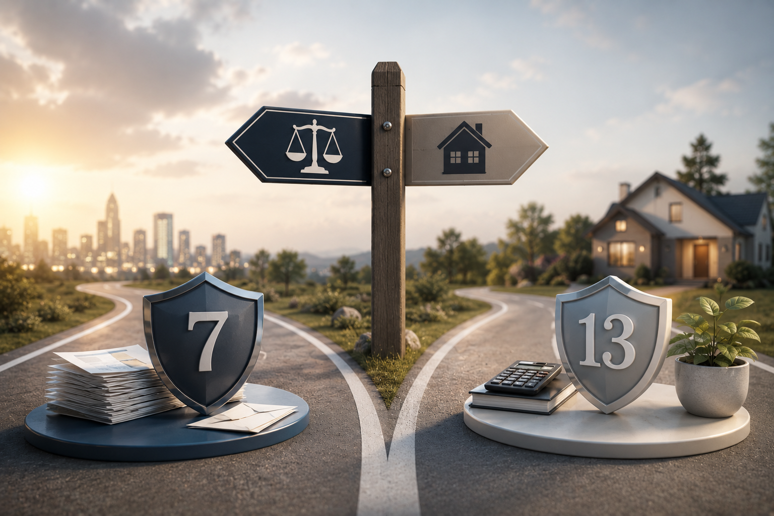 Chapter 7 vs Chapter 13 bankruptcy: understanding your options