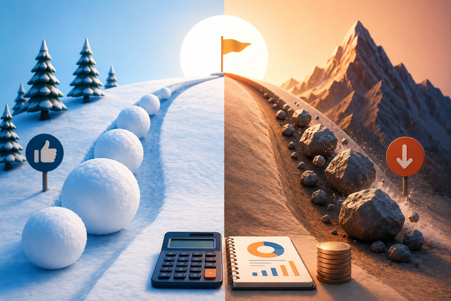 Debt snowball vs debt avalanche: which payoff method actually saves you more?