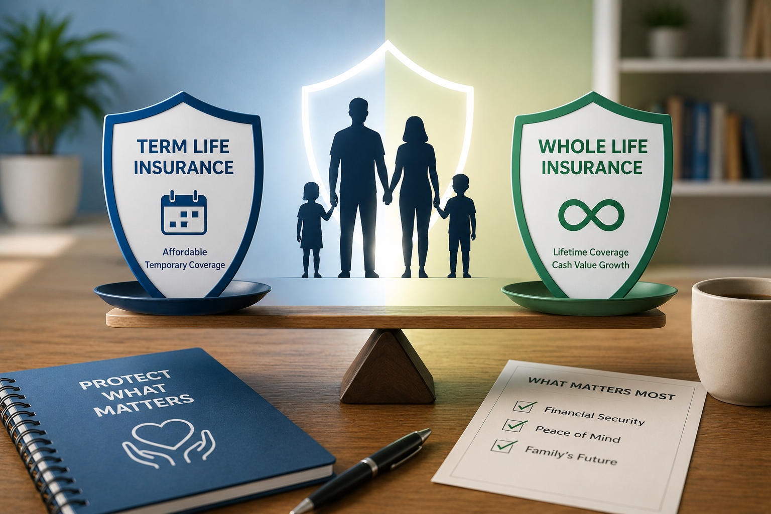 Term vs whole life insurance: which policy actually fits your family?